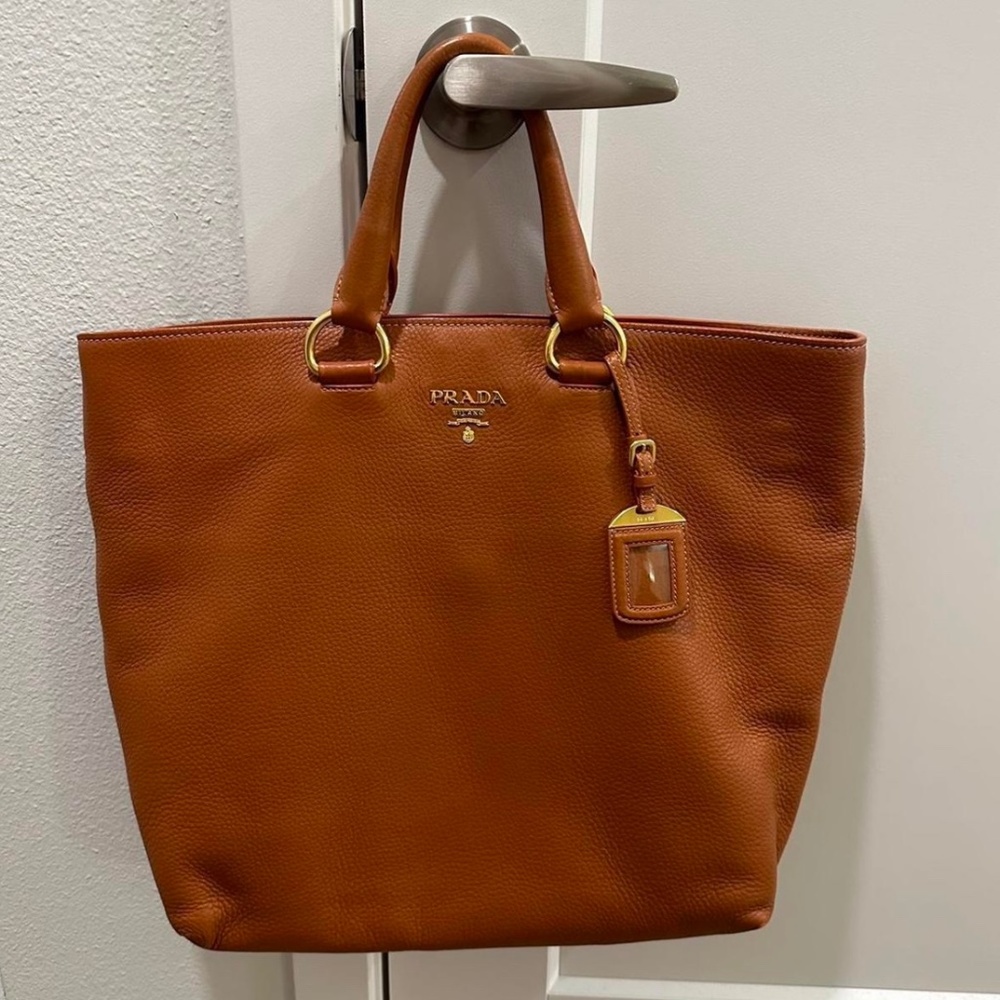 Prada Carmel Tote Bag